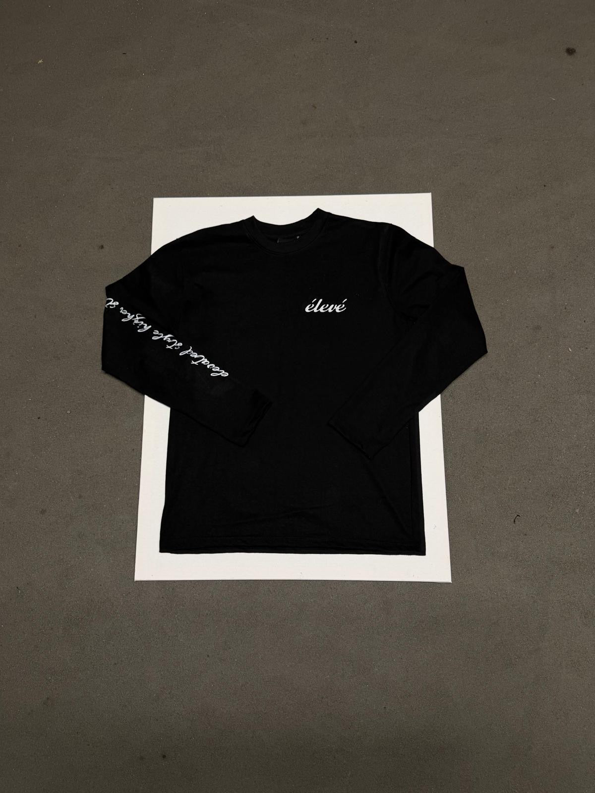 élevé long sleeve (black)